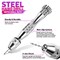 Hand Drill, 222 PCS Pin Vise Hand Drill with Drill Bits(0.8 mm-3 mm), Needle Nose Pliers, Keychain Making Kit, Jewelry Making Supplies, Hand Drill Tools for Jewelry Keychains Making